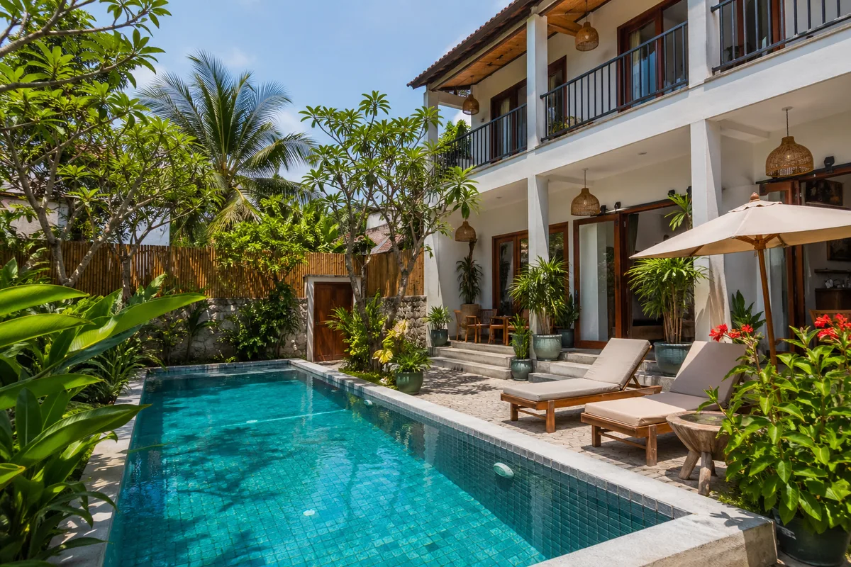 Pool Courtyard at Phu Quoc Homestay