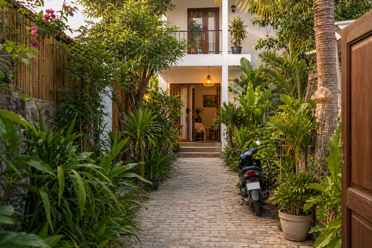 Garden Entrance at Phu Quoc Homestay